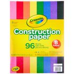 Crayola 96 Ct Construction Paper, Assorted Colors