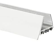 Frost King UDB77W Thermoplastic Slide-On Door Bottom, 1-3/4In Wide x 36In Long, White