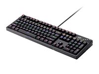 Monoprice MultiColor RGB Backlit Full-Sized Red Switch Mechanical Keyboard - Pro (113859)