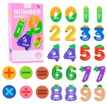 Magnetic Numbers,Large Size Fridge Magnets for Kids,Numbers Magnets for Refrigerator,Educational Toys Fridge Magnets and Maths for Baby Toddler Preschool(Numbers)