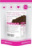 PINK SUN Low Carb Chocolate Chips 300g - Sweetened with Stevia and Erythritol - No added Sugar - Vegan, Dairy Free, Soy Free, Gluten Free 70% Dark Chocolate Drops Keto