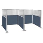 Versare Hush Panel Cubicle Kit | Workstation Partition Walls | Sound Dampening Cubicle Walls | Partitions for Desks