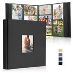 DazSpirit Photo Albums 6x4 Inch 1000 Pockets Slip In, Customizable Linen Cover Photo Album, Extra Large Capacity, Holds Landscape and Portrait 10x15cm Picture, Ideal for Wedding & Family Photo Books