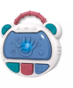 TD CREATIONS Musical Drum Toy for Kids - Musical Drum Set with Lights and Safe Material Perfect Gift for Toddlers Boys Girls 18+ Months