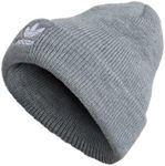 adidas Originals Women's Trefoil Beanie, Heather Grey, One Size