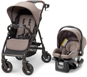 Graco Merge Travel System - Swivel Wheel Baby Stroller Car Seat Combo, Travel System Stroller with 360-Degree Rotating Wheels