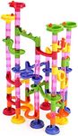 Marble Race Marble Run Play Set 105 Pieces,Construction Building Blocks Toys,Educational Building Blocks Toys,STEM Toy for Kids