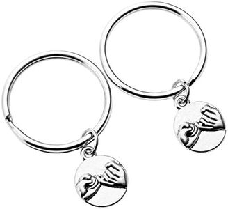Jovivi 2pcs You are My Person Pinky Promise Puzzle Piece Couple Keychain Jewelry Set for Best Friend BBF Friendship Gift, 2pcs - Pinky Promise, One Size