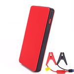 AKT Portable Mini Slim 20000mAh Car Jump Starter Power Bank 12V Engine Battery Charger Booster Car Battery Starter,Red