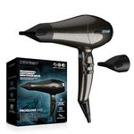 REVAMP Progloss Featherlite Ultra X Shine Ionic Hair Dryer - Professional Hairdryer, High Torque AC Motor, Powerful Airflow, Fast Blow Dryer - Lightweight, Cold Setting - 2 Attachments for Styling