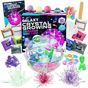 Original Stationery Kit Terrarium de la Galaxie pour la Culture des Cristaux, Jeux de Fabrication pour Fille, Activités Manuelles et Loisir Creatif- STEM Cadeau Fille 8 Ans