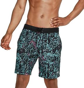 Speedo Men's Swim Trunk Knee Length Boardshort Bondi Printed