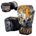 RAGECAMEL Kids Boxing Gloves for Boys and Girls - Boxing Gloves for Kids with Handwraps for Ages 3-8, Boxing Training Gloves - Great for Punching Bag, Boxing, Kickboxing, Muay Thai (Orange)