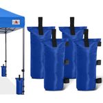 ABCCANOPY 112 LBS Outdoor Pop Up Canopy Tent Gazebo Weight Sand Bag Anchor Kit-4 Pack (Blue-Single)