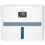 LAVIEAIR Evaporative Humidifiers for Bedroom, Living Room, Nursery, Large Room up to 300 ft², Mist-free No White Dust Top Fill Humidifier for Baby, Plants, 5L Tank, Max 48H Runtime, Easy to Clean