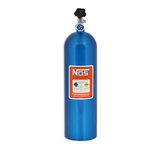 Sniper 14750NOS Electric Blue Aluminum 15-pound Nitrous Bottle with Hi-Flow Valve