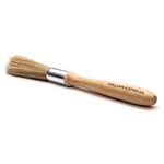 RSVP International Boar Bristle Espresso Utility Brush, 7 ½ Inches (Pack of 2)