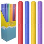 LND Gifts - Set of 4 Pack Pool Noodles, Foam Swimming Noodle Float for Children and Adults, Strong and Flexible Swimming aid Essential for Confidence in the Pool