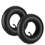 NIGOOLATA 2.80/2.50-4 Inner Tube with Bent Valve Stem (2 Pack) - Heavy Duty Replacement Tire Tubes for Wheelbarrows, Scooters, Hand Trucks, Lawn Mowers, Dollies