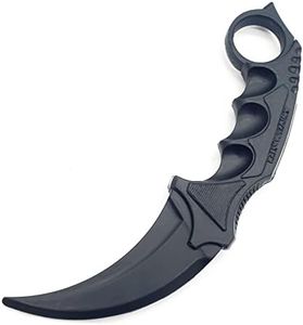 Knivesmatter csgo Rubber Knife Trainer for Martial Arts, Practice, and Cosplay, Designed (Blackout)