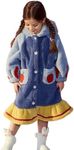 FASHION YO Snow White Elsa Winter Bow Oversized Blanket Hoodie Kids, Girls, Super Soft Warm Fleece Sweatshirt With Pocket for Children Teens, Long Sleeves (fleece fabric, Snow White)