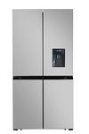 4 Door Fridge Freezer In Silver, 490L, Inverted Motor With Non-Plumbed Water Dispenser - SIA SXD505IX