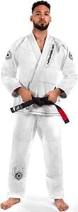 Hayabusa Warrior Gold Weave Jiu Jitsu Gi - White, A5