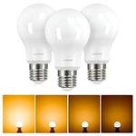 Linkind Dimmable E27 Screw Bulb, 7.3W (Equivalent to 60W) E27 Edison Screw ES LED Light Bulbs, Warm White 2700K, 806LM, A60 Standard Light Bulbs, Energy Saving Screw Bulbs, Pack of 3