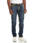 True Religion Men's Rocco Skinny Super T Jean, Chickory Dark, 29