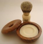 Progress Vulfix 404 Grosvenor Badger/Bristle shaving brush & shaving bowl