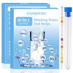 Water Test Kits for Drinking Water,16 in 1 Drinking Water Testing Kit for Home Tap,Water pH Test Strips for Well Pool Spa Easy Testing Lead,Iron,Chlorine,pH,Fluoride,Bromine,Hardness,Nitrite,Copper