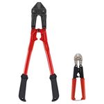 MAXPOWER 2 Piece Bolt Cutter Set,18-Inch Heavy Duty Wire Cutter, and 8-Inch Mini Bolt Cutter for Chain Wire Fence Cable Rebar Wire