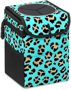 GVGHIDZ Car Trash Can – Multi-Purpose, Lightweight and Portable with Durable Water-Resistant Coating, No Installation Required, Practical and Ample Capacity, Variety of Colors.Tiger Pattern
