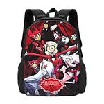Sjhrfje Hazbin Anime Hotel Backpack
