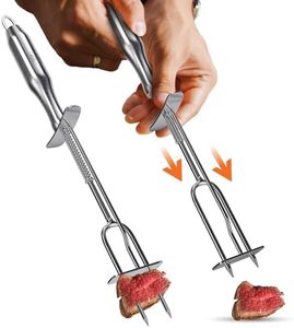Carve N Serve Fork | Stainless Steel Carving Fork | Meat Serving Fork | Serving Fork | Dishwasher Safe Fork | Chef's Fork | Grilling Fork | Durable Meat Fork | Kitchen Fork | BBQ Fork | One Fork