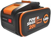 Worx WA3645 PowerShare Pro: High-Capacity 20V 5.0Ah Lithium Battery with BMS and Intelligent Power Control for Extended Runtime and Performance