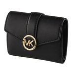 Michael Kors Carmen Medium Flap Wallet, Black, m, Carmen