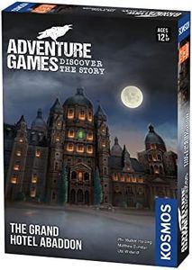 Adventure Games: The Grand Hotel Abaddon - A Kosmos Game from Thames & Kosmos | Collaborative, Replayable Storytelling Gaming Experience for 2 to 4 Players Ages 12+, Grey