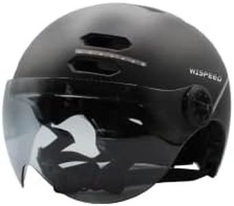 Casque Halo - Casque Lumineux connecté - Trottinette et vélo - WISPEED - Adulte Unisexe - Noir - Taille M