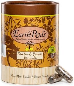 100 EarthPods - Premium Bio Organic Bonsai Tree Fertilizer Spikes - Special Formulated Money Tree Fertilizer & Lucky Bamboo Fertilizer - Made in USA