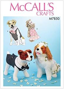 McCall Pattern McCall's M7850OSX Pet Clothes, Sizes XS-L Sewing Pattern, Osz