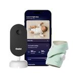 Owlet Dream Duo (3rd Gen) – FDA-Cleared Smart Baby Monitor with Sock & HD Video Cam, Tracks Pulse Rate, Oxygen & Sleep, 2K HD Video, Cry & Motion Alerts, Temp Monitoring - Mint