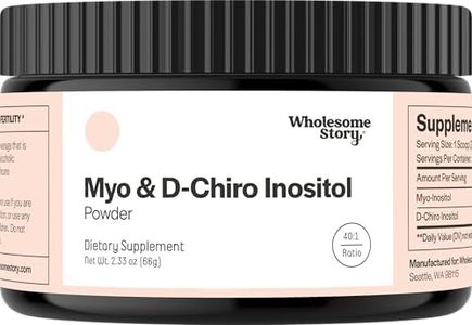 Inositol Supplement Powder | Myo-Inositol & D-Chiro Inositol | Hormonal Balance & Healthy Ovarian Function Support | Vitamin B8 | Great Alternative to Inositol Capsules | 40:1 Ratio | 30-Day Supply