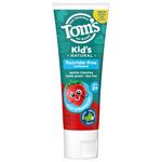 Tom's of Maine - Fluoride Free - Anticavity Children's Toothpaste, Kids Toothpaste, Natural Toothpaste, Silly Strawberry, 144g (5.1oz)