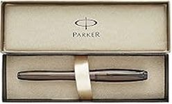 PARKER Urban Premium Metal Rollerball Pen - Metallic Brown with Black Trim - Black Ink - Gift Boxed