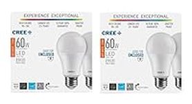 Cree Led 60W Replacement A19 Soft White (2700K) Dimmable Light Bulb (4-Pack)