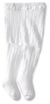 Jefferies Socks Baby Girls' Cable Tight - White -