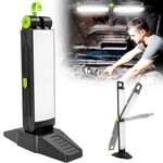 SYLSTAR Underhood Work Light, 2600LM Rechargeable Work Light Magnetic with Integrated Mounting Hooks, 4000mAh Cordless Portable Work Light for Mechanics Inspection Workshop Garage Emergency