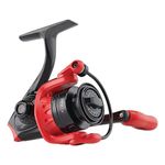 Abu Garcia Max X Spinning Reel, Size 30 (1523252), 3 Ball Bearings + 1 Roller Bearing Provides Smooth Operation, Felt Front Drag, Max of 14lb | 6.4kg Red