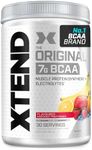 XTEND Original BCAA Powder Knockout Fruit Punch Branched Chain Amino Acids Supplement 7g BAAs + Muscle Supplements Electrolytes for Recovery Amino Energy Post-Workout | 30 Servings